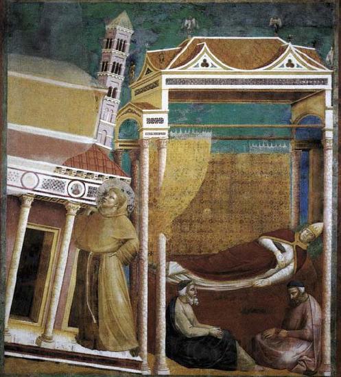 GIOTTO di Bondone Dream of Innocent III Spain oil painting art